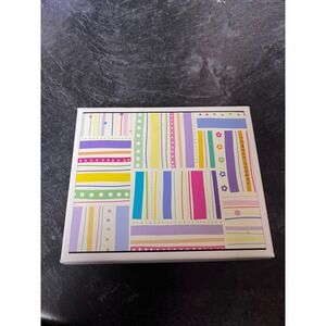 Hero Arts Rubber Stamps Wood Mounted Crafting Patterns Striped Floral‎